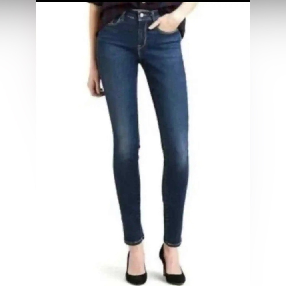 EUC Cabi dark wash curvy skinny jeans size 4 (29”)